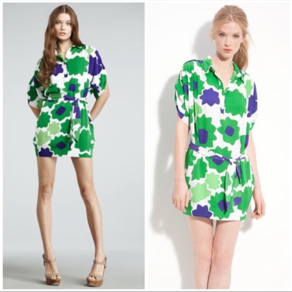Diane Von Furstenberg Flowers Karin Dress - 10